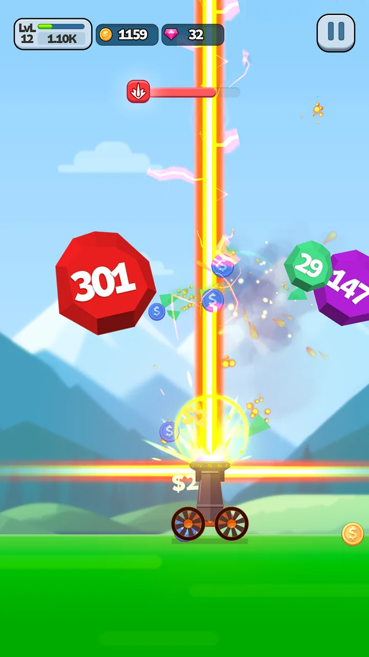 Ball Blast Cannon blitz mania screenshot 2