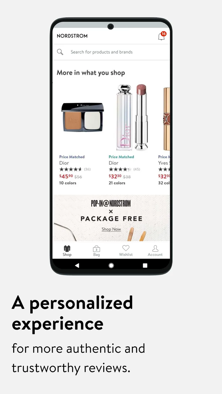 Nordstrom screenshot 2