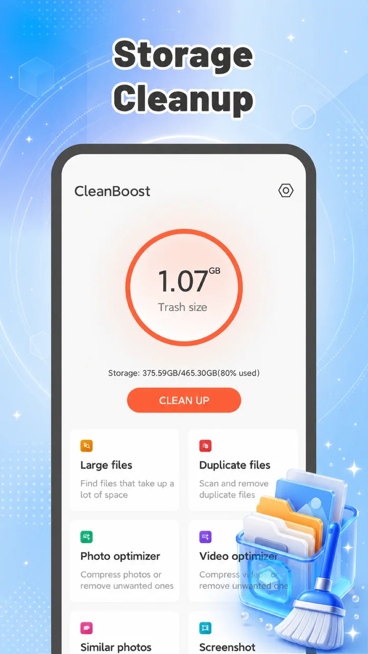 CleanBoost - Junk Cleaner screenshot 1