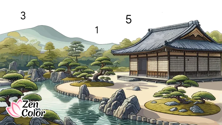 Zen Color - Color By Number screenshot 1