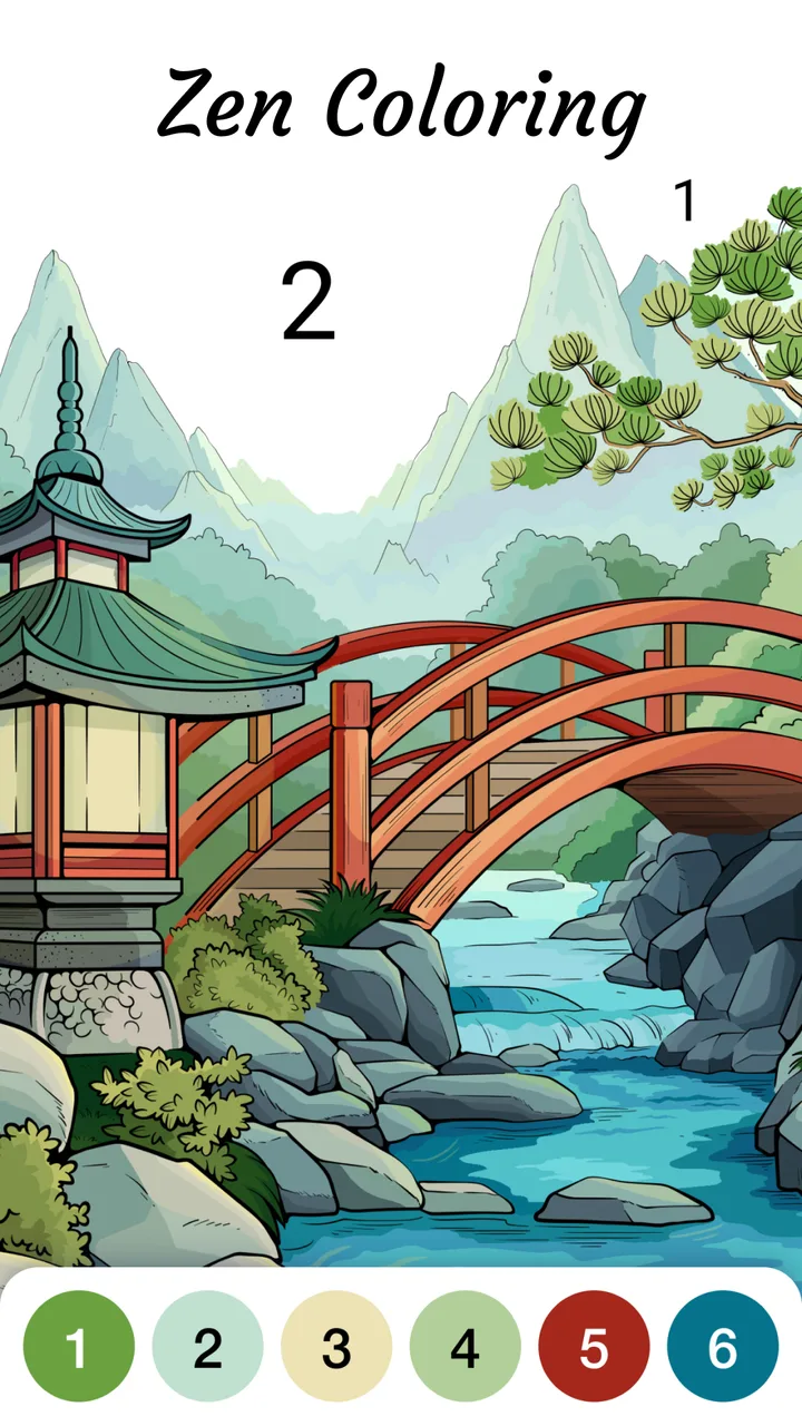 Zen Color - Color By Number screenshot 2