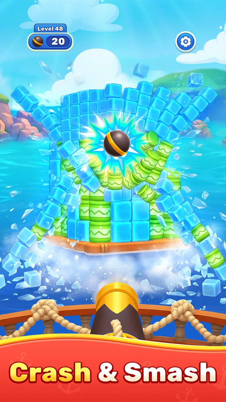 Ocean Block Shoot screenshot 2