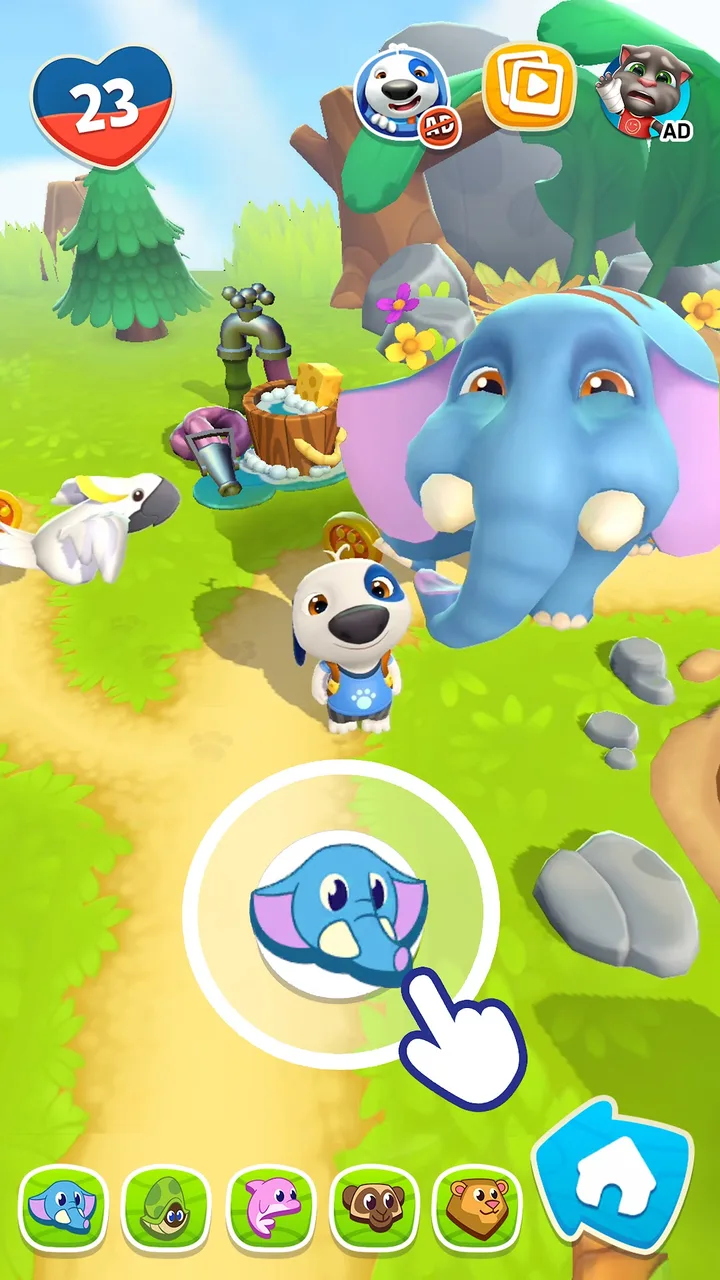 My Talking Hank: Islands screenshot 2