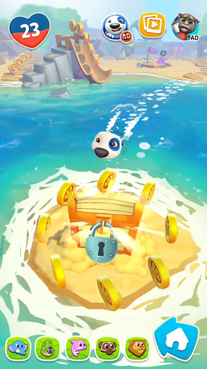 My Talking Hank: Islands screenshot 4