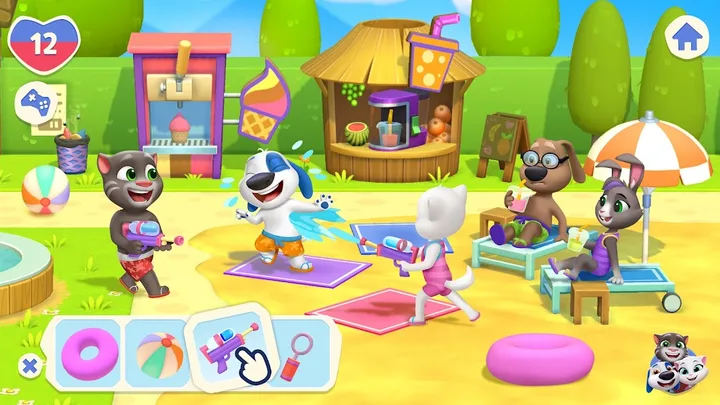 My Talking Tom Friends 2 screenshot 1