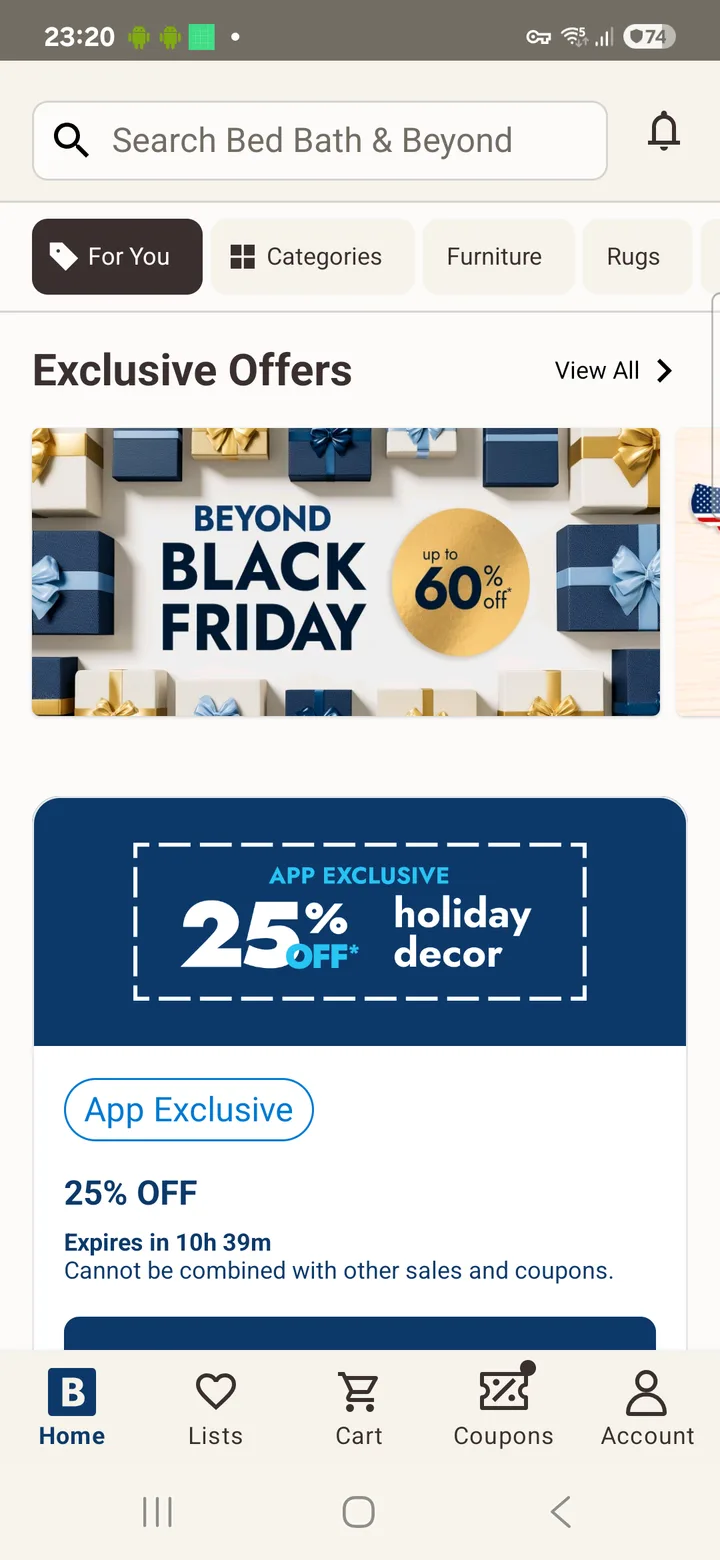 Bed Bath & Beyond screenshot 2