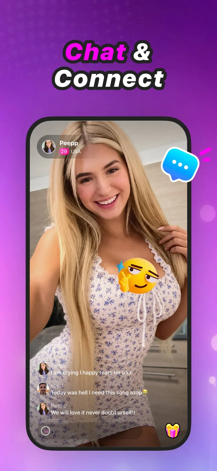 Peepp - Chat, Share and Call screenshot 1