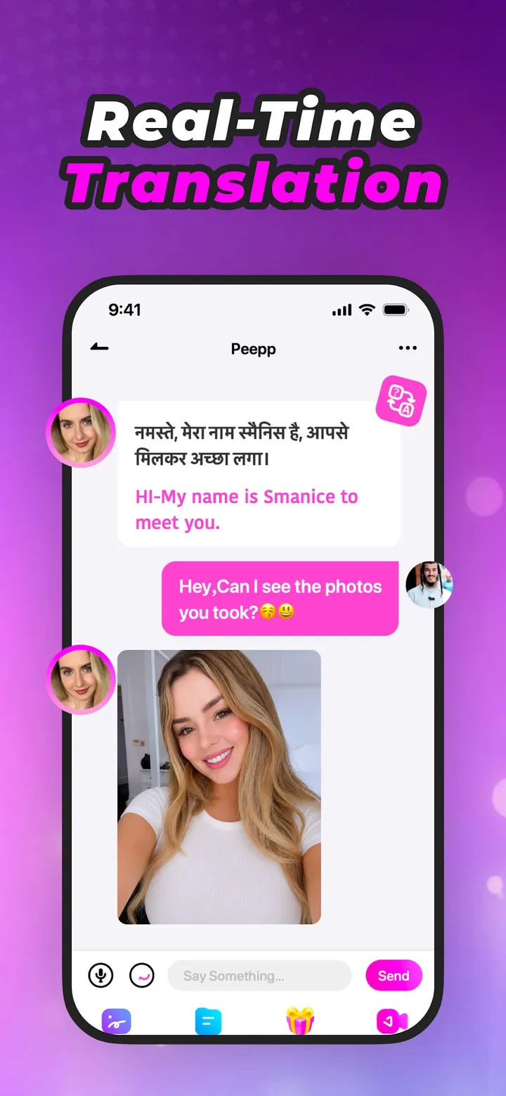 Peepp - Chat, Share and Call screenshot 4