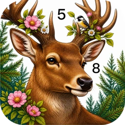 Magical Forest Color by Number icon