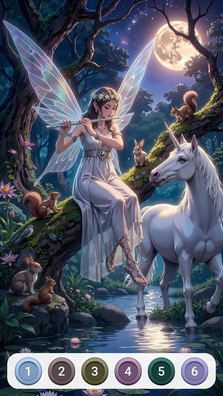 Dark Fairytale Color by Number screenshot 4