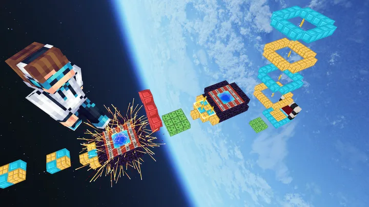 Obby Noob: Parkour Craft screenshot 1