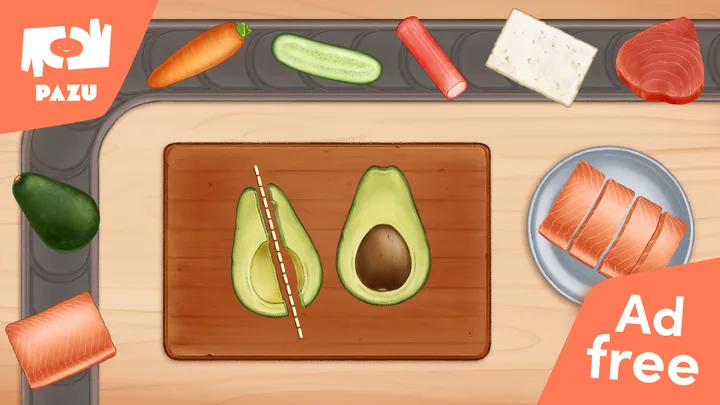 Sushi Maker Kids Cooking Games screenshot 2