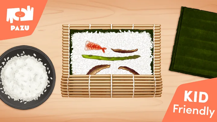 Sushi Maker Kids Cooking Games screenshot 3