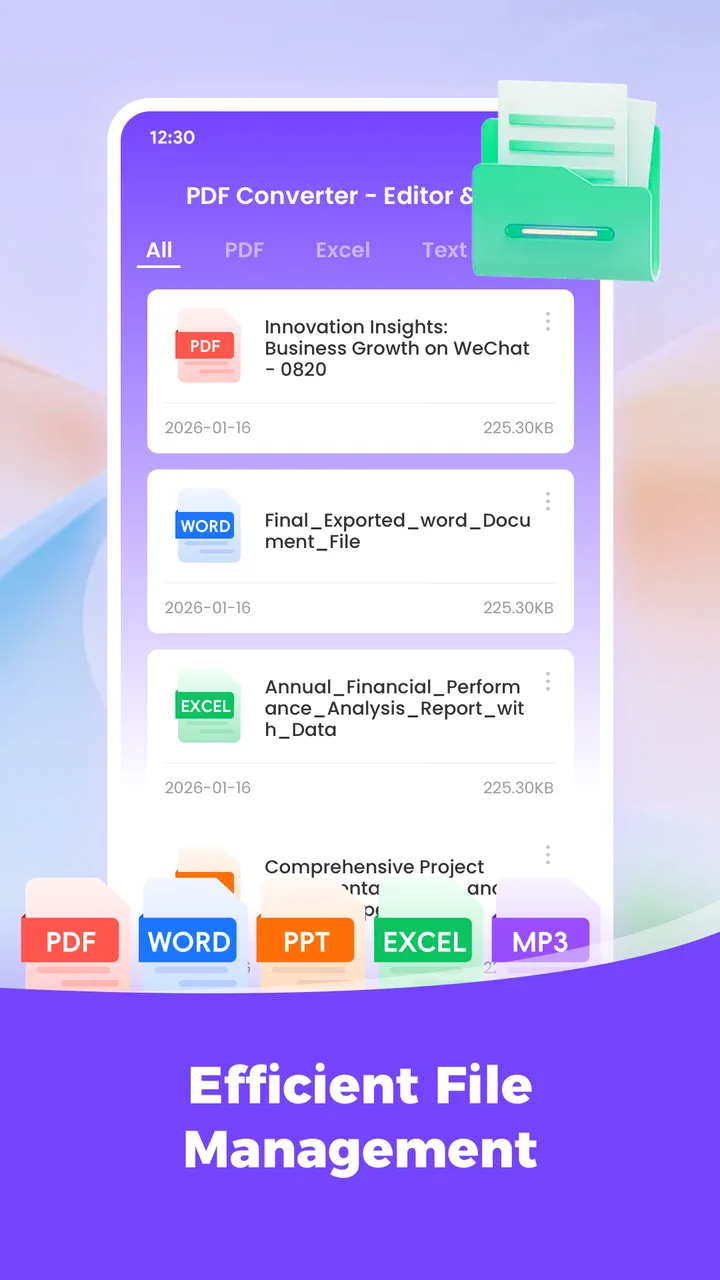 PDF Converter: Reader & Editor screenshot 1