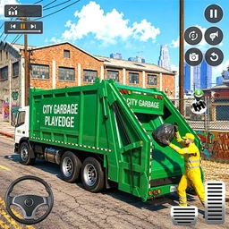 City Garbage Trash Truck Game icon