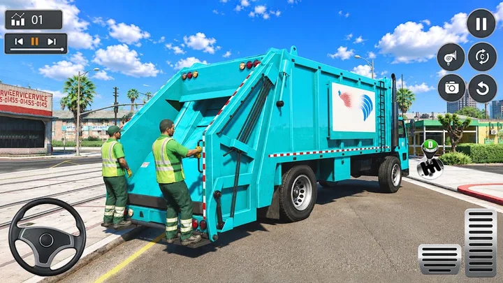 City Garbage Trash Truck Game screenshot 2