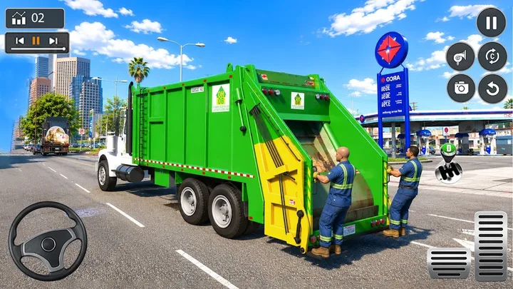 City Garbage Trash Truck Game screenshot 4