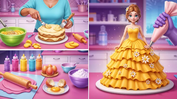 Cake Maker Fun Cooking Games screenshot 3