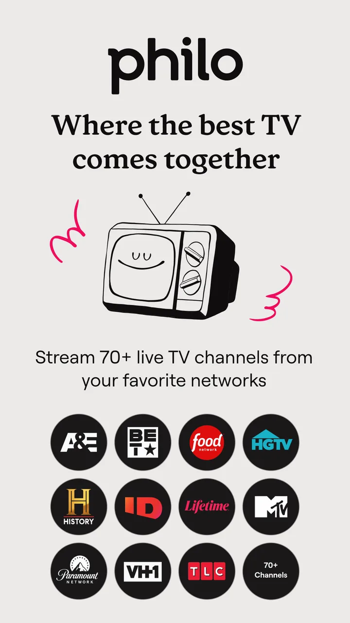 Philo: Shows, Movies, Live TV. screenshot 1