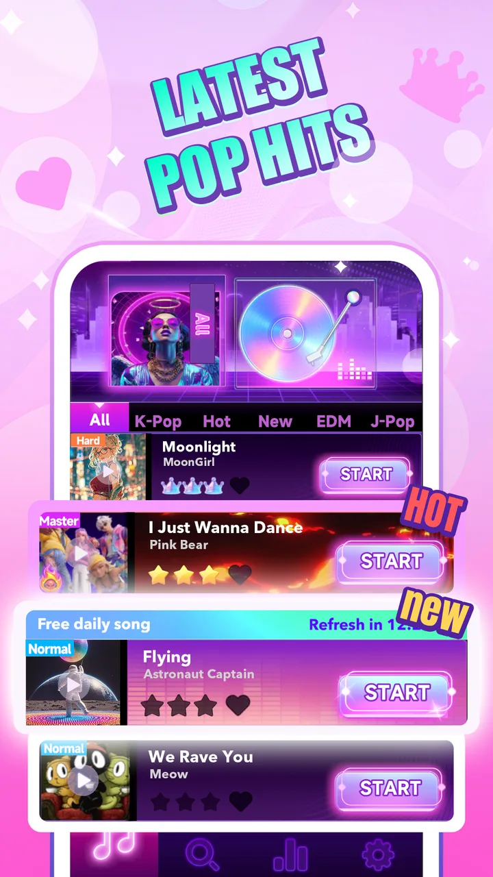 Rhythm Tiles: Pop Songs screenshot 4