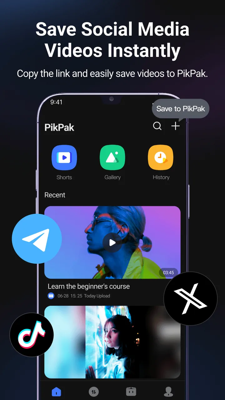 PikPak-Safe Cloud, Video Saver screenshot 1