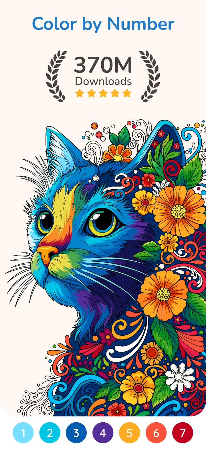 Happy Color®: Color by Number screenshot 1