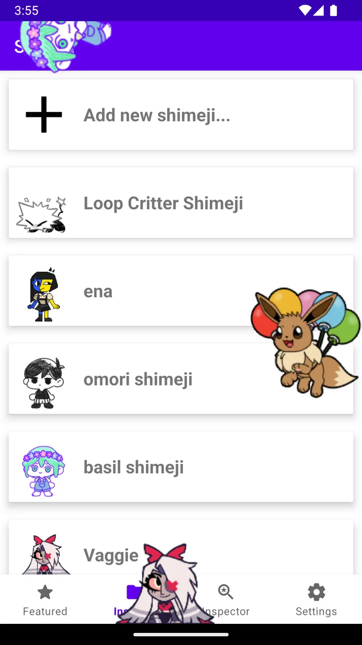 Shijima - Shimeji for Android screenshot 1