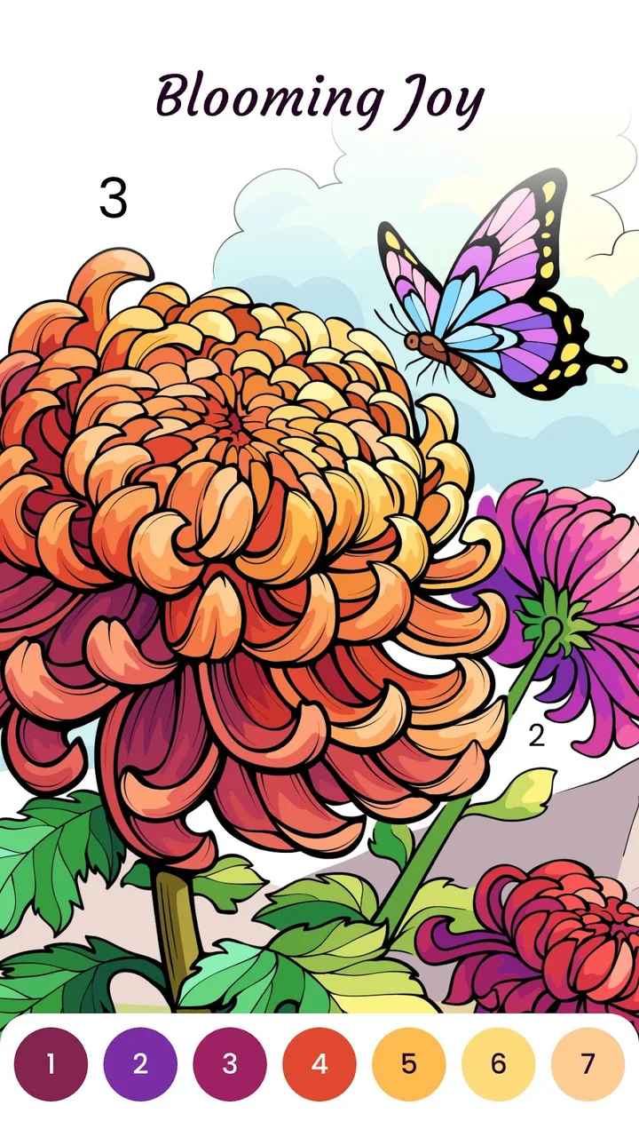 Pixie Color: Paint by Number screenshot 2