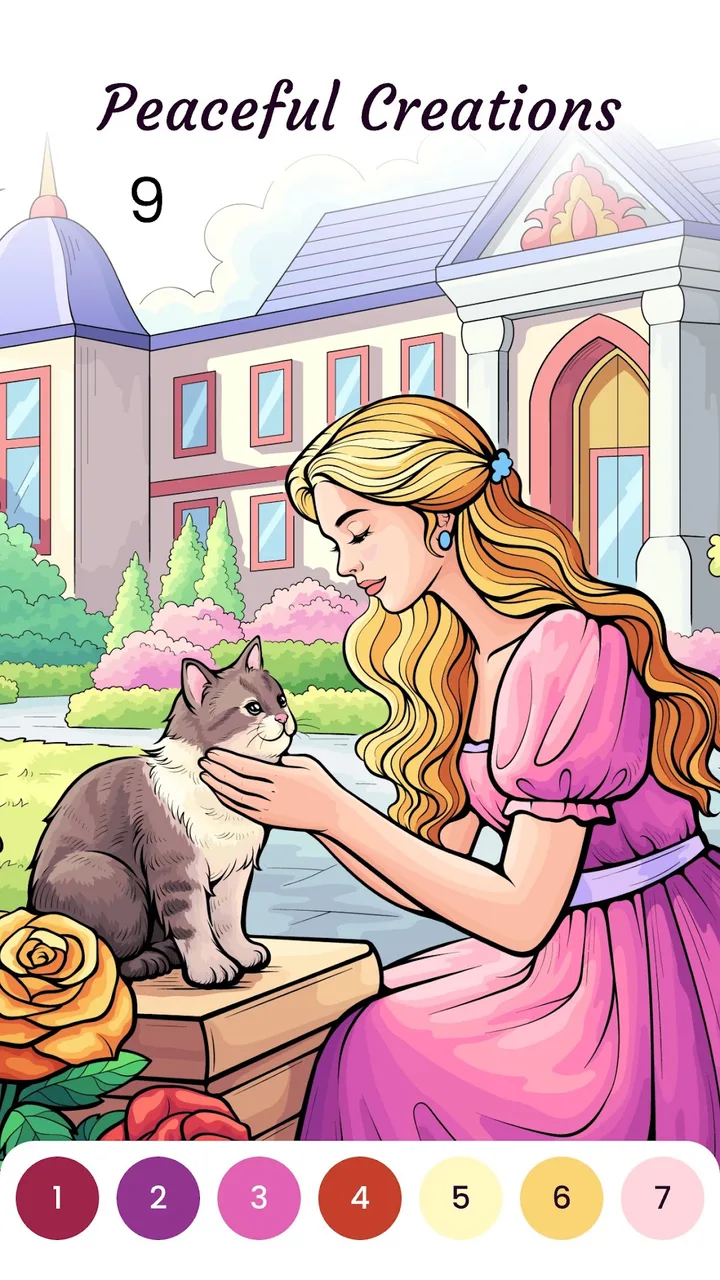 Pixie Color: Paint by Number screenshot 3