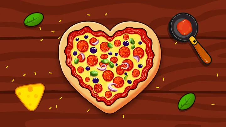 Pizza Maker Kids Cooking Games screenshot 1
