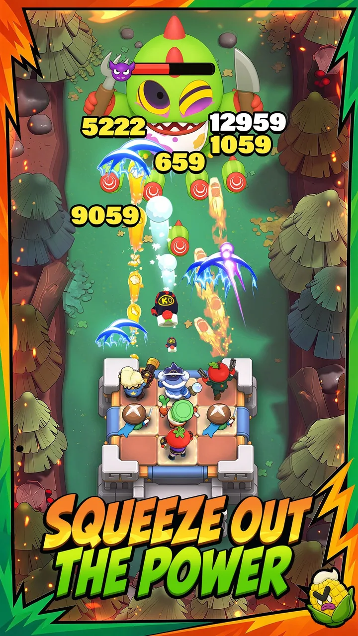 Plants on Fire: Clash & Defend screenshot 2