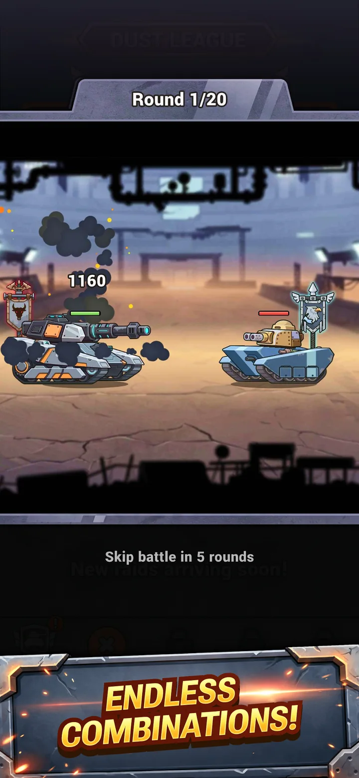 Steelborn: Tank Idle RPG screenshot 3