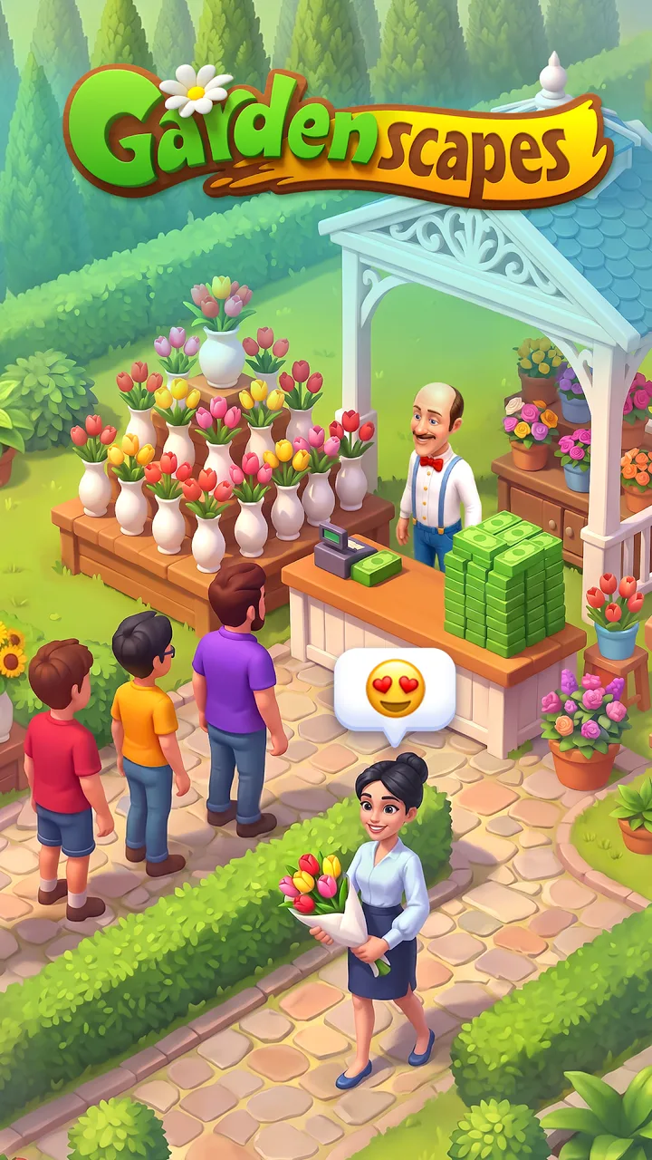 Gardenscapes screenshot 3