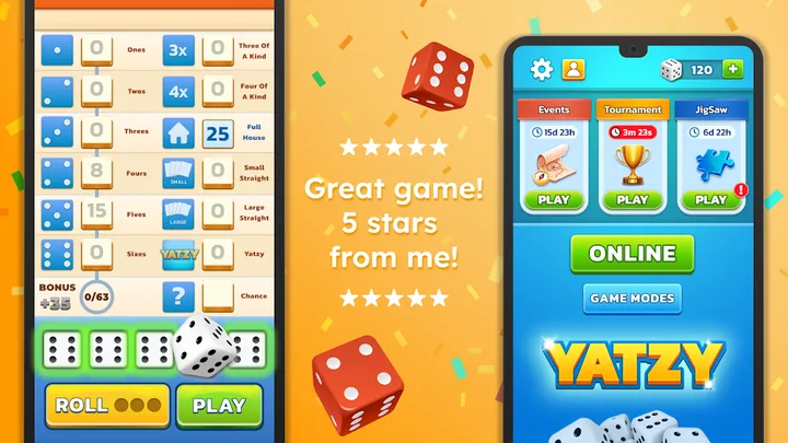 Yatzy - Fun Classic Dice Game screenshot 2