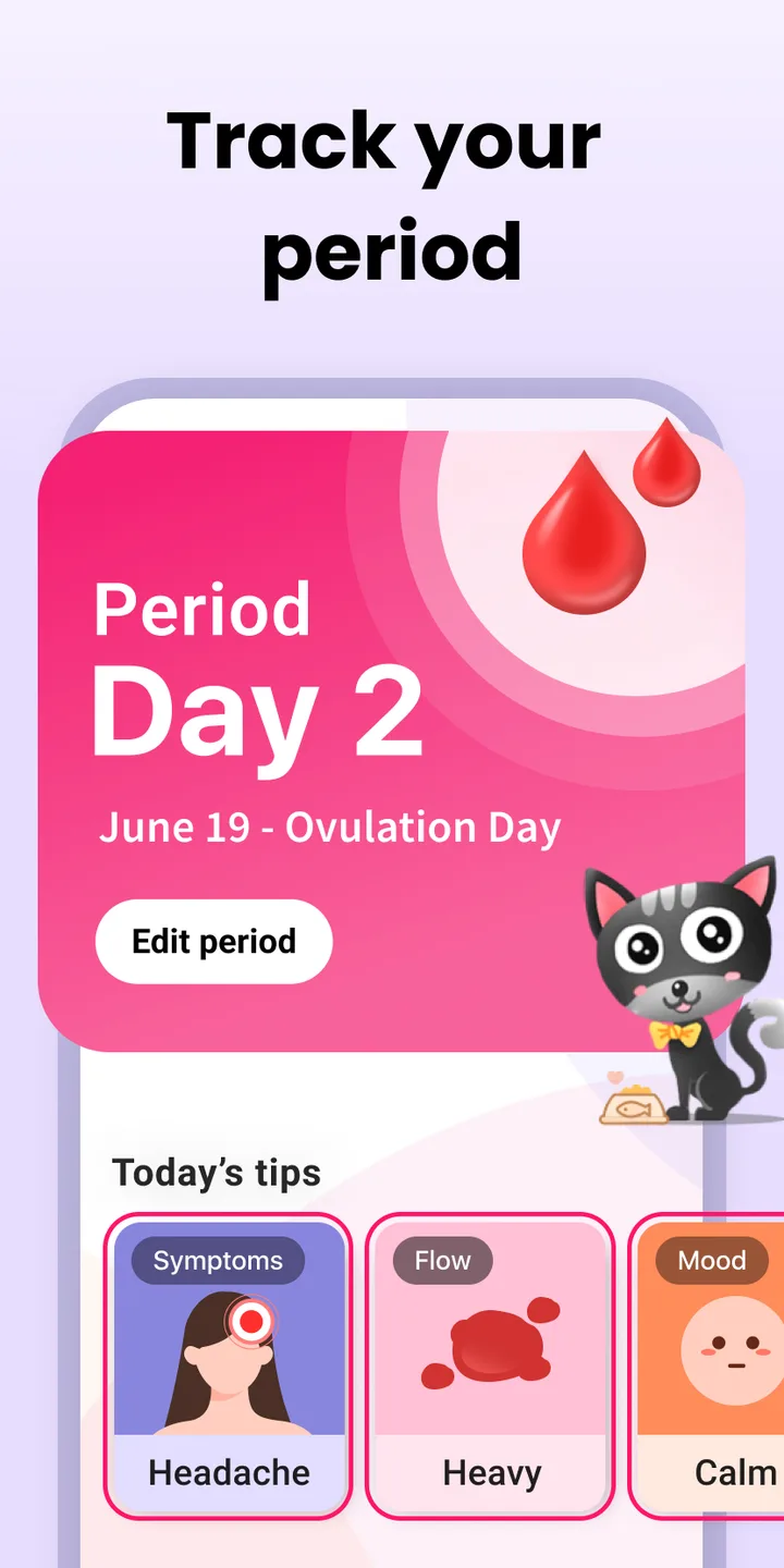 Period Calendar Period Tracker screenshot 2