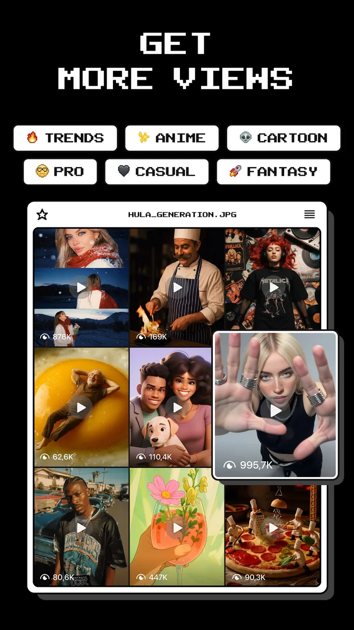 Hula - AI Video Generator screenshot 3