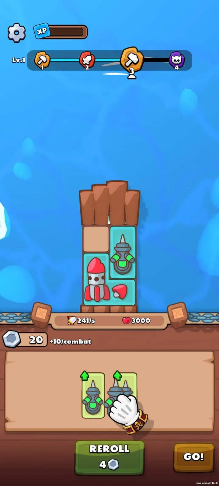 Pirate Boom : Idle Puzzle RPG screenshot 2