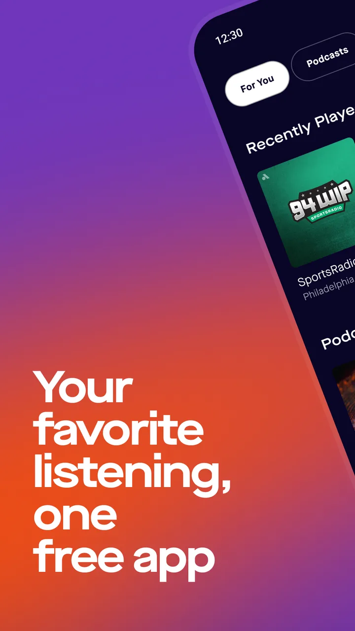 Audacy: Radio & Sports Talk screenshot 1