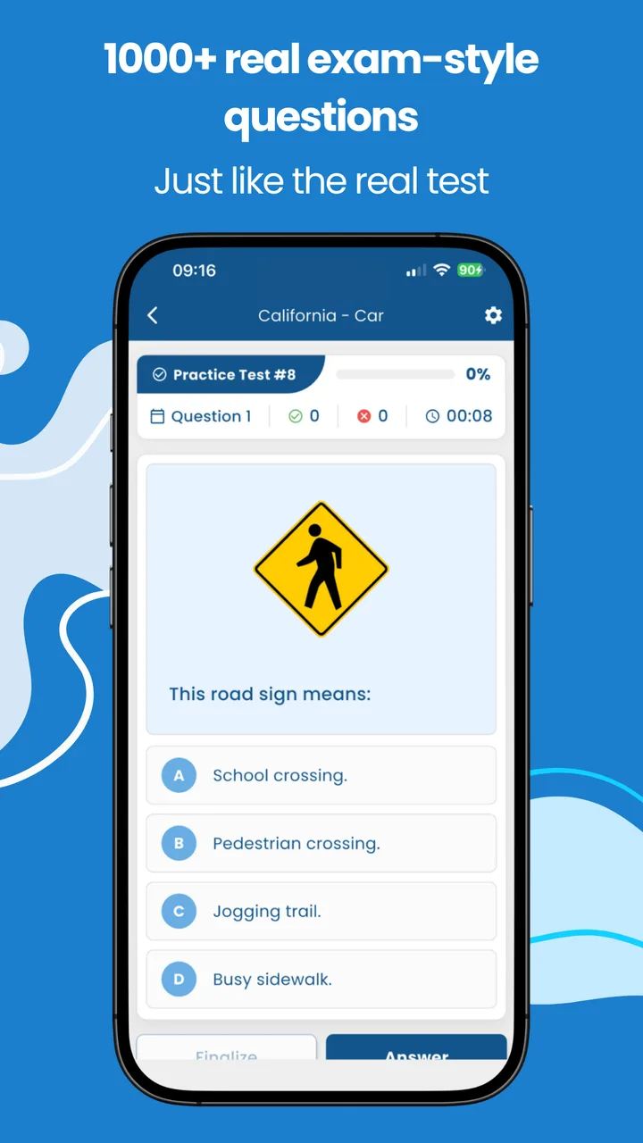 Driver's License Practice Test screenshot 3