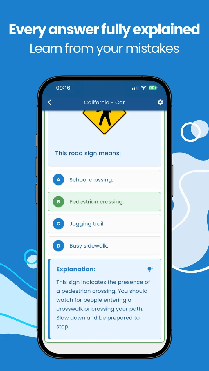 Driver's License Practice Test screenshot 4