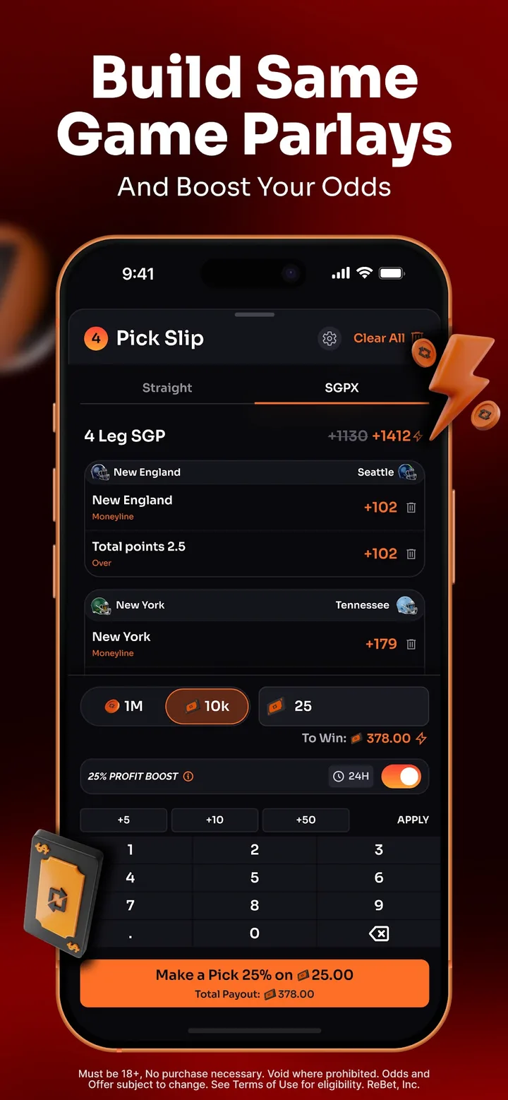 ReBet: Social Sports & Casino screenshot 3