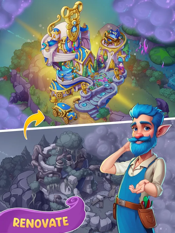 Fable Town: Merging Games screenshot 2