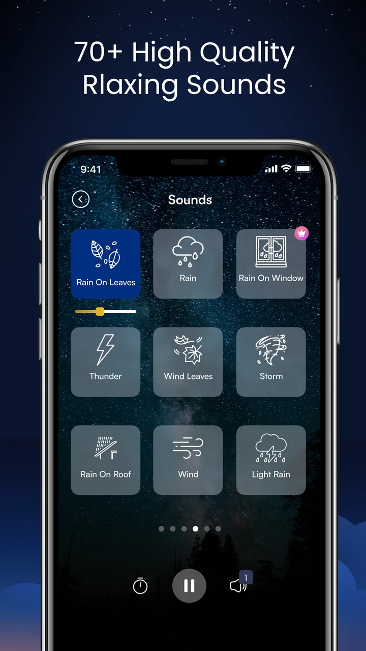 Relaxing Sounds for Sleeping screenshot 3