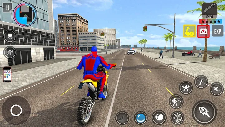 Rope Action City Fighting Game screenshot 1