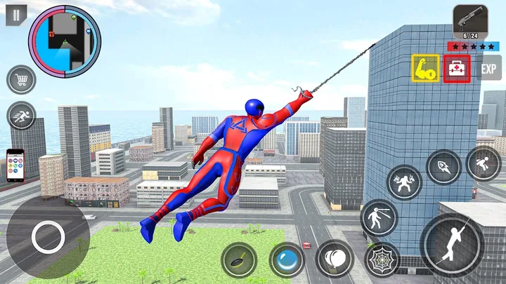 Rope Action City Fighting Game screenshot 2