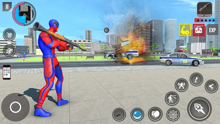 Rope Action City Fighting Game screenshot 4
