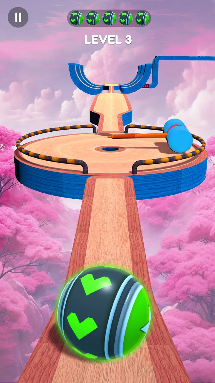 Rolling Ball Sky Adventure screenshot 2