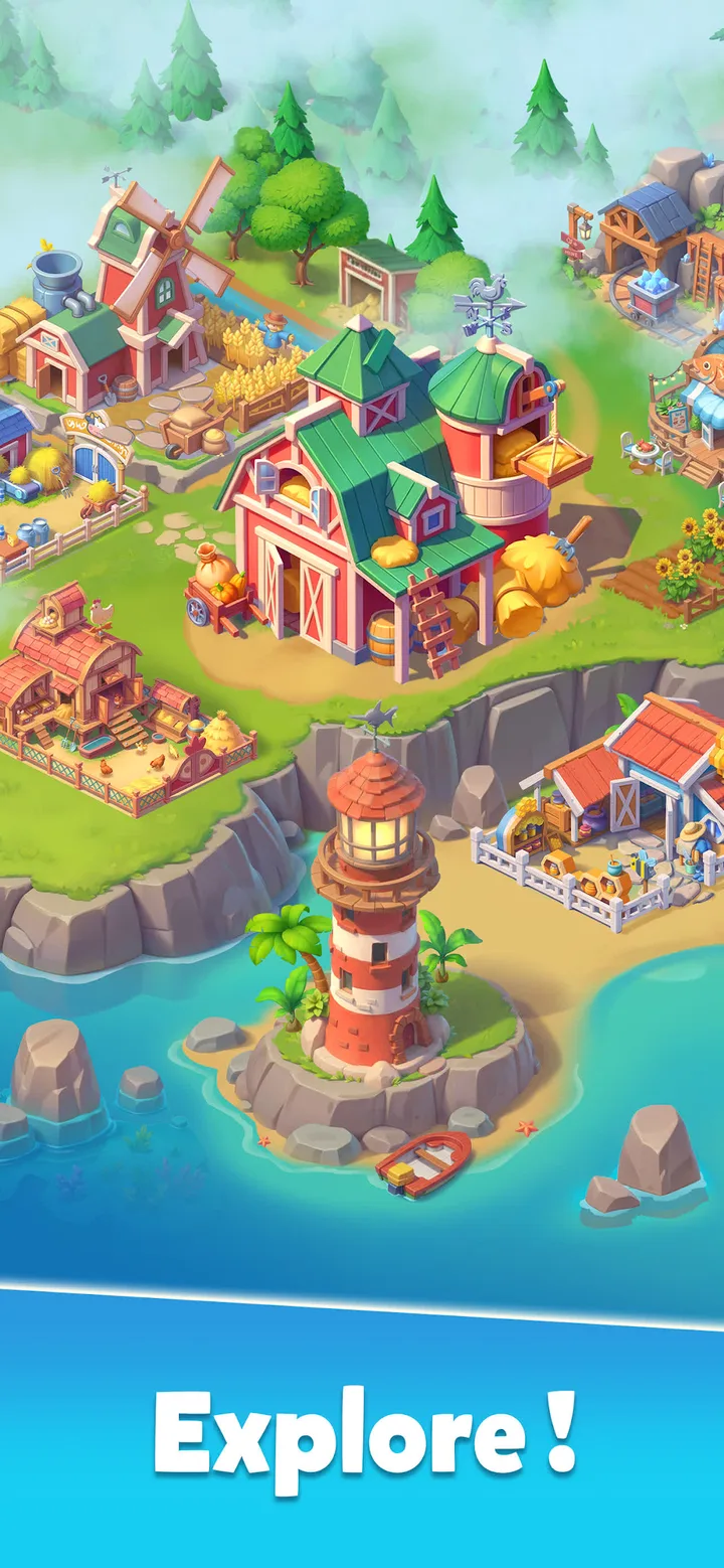 Family Farm Merge screenshot 2