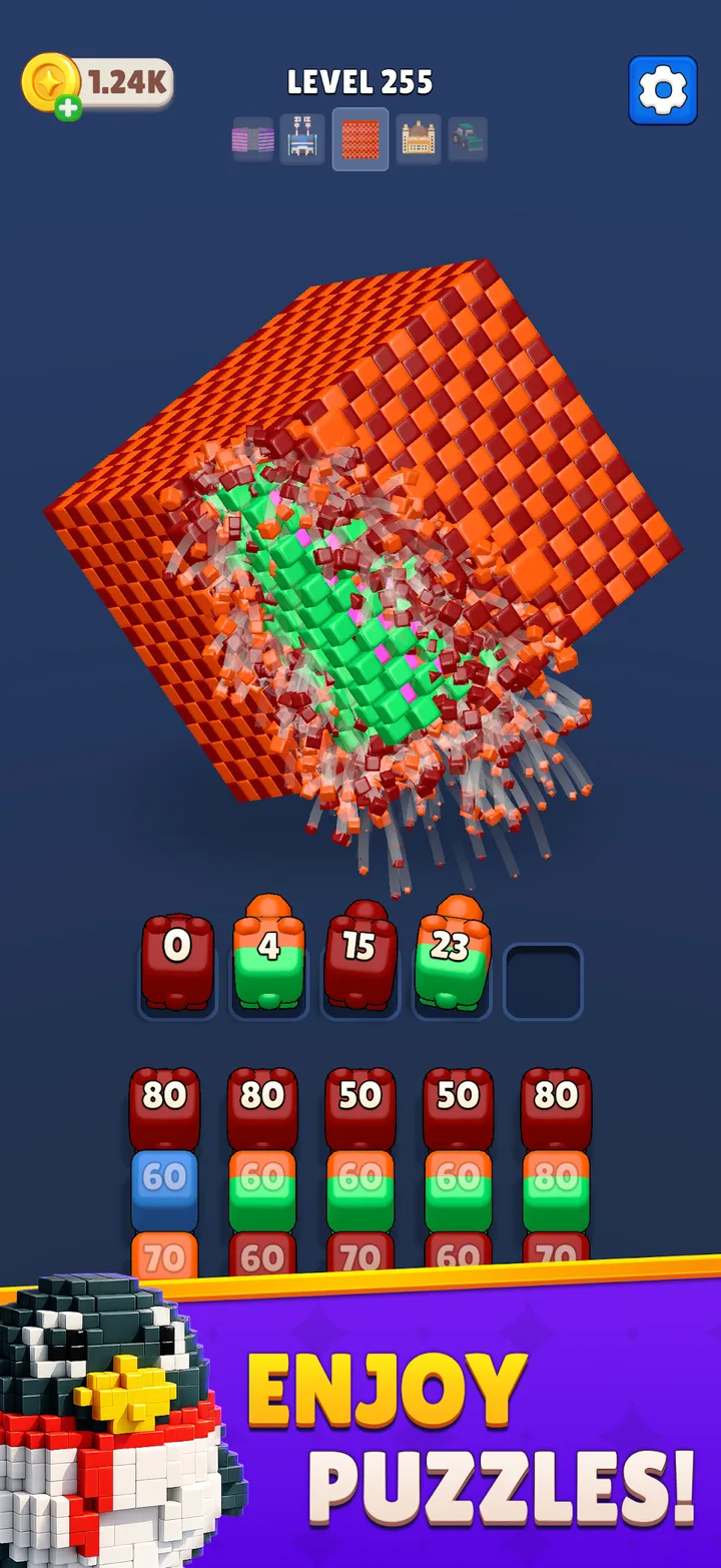 Cube Land Puzzle Game screenshot 2