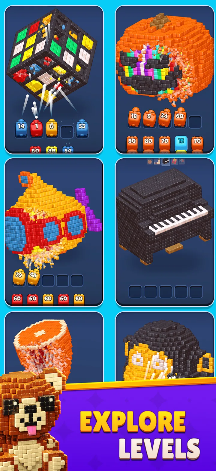 Cube Land Puzzle Game screenshot 4